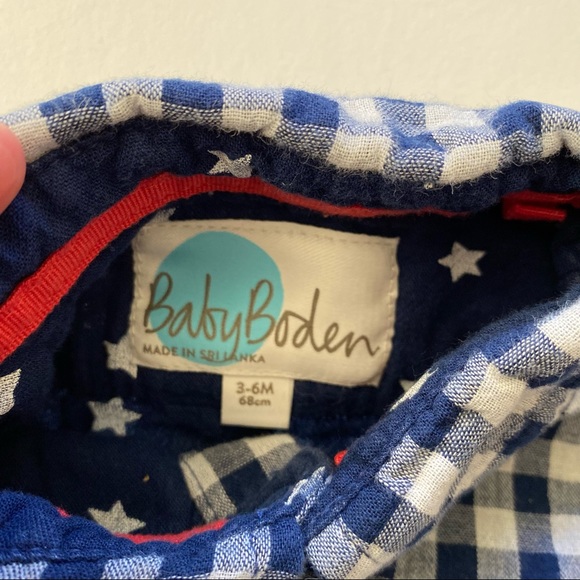 Baby boden plaid flannel shirt - Picture 2 of 2